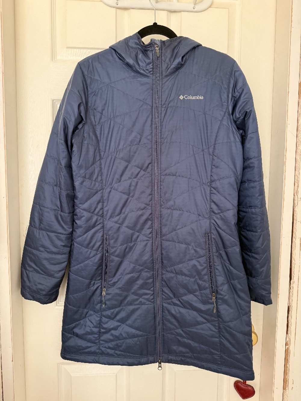 Columbia Women's Mighty Lite Hooded Jacket, Nocturnal, M